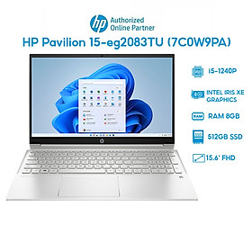 Laptop HP Pavilion 15-eg2083TU 7C0W9PA (i5-1240P | 8GB | 512GB | Intel Iris Xe Graphics | 15.6' FHD | Win 11) Hàng chính hãng