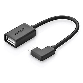 Mua Ugreen UG10379US119TK 15CM màu Đen Cáp chuyển đổi MICRO USB sang USB âm hỗ trợ OTG đầu vuông góc 90 độ - HÀNG CHÍNH HÃNG