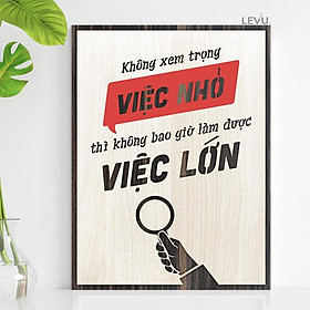 Tranh Tạo Động Lực TBIG067 bằng gỗ khắc laser cao cấp