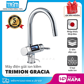 Mua Máy Điện Giải iON Kiềm TRIM ION GRACIA - 5 tấm điện cực Titan  Tạo ra 5 loại nước ion  800 ppb Trimion Grace - Nhập Khẩu Nhật Bản  Hàng Chính Hãng