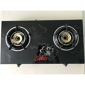 Mua Bếp gas đôi mặt kính đồng thau  Soho 7slimglv(CG) - Hàng chính hãng