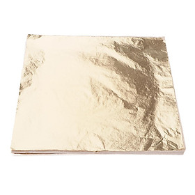 100pcs Gold Leaf Foil For Arts Craft Gilding Decor Gold As Described