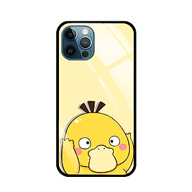 Ốp Lưng Kính Cượng Lực Cho Điện Thoại IPHONE 12 PRO MAX - 7802 PSYDUCK04 - Hàng Chính Hãng