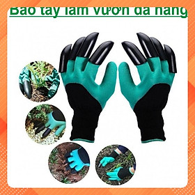 Mua Găng tay chuyên dụng làm vườn có móng vuốt     bới đất   chăm sóc cây   chống thấm nước   co giãn đàn hồi tốt  siêu bền   dễ vệ sinh