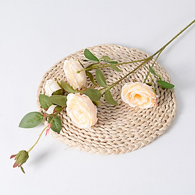 Hoa Hồng 6 Bông, Hoa Giả Cao Cấp, Hoa Decor, Trang Trí Nhà Cửa