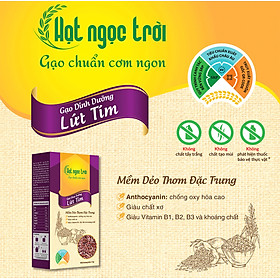 Gạo Hạt Ngọc Trời Lứt Tím 1Kg