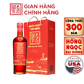 Đặc Sản Phan Thiết - Nước Mắm Tĩn Tôm Biển Độ Đạm 45N Tự Nhiên Chai 500Ml Hồng Ngọc Đại Dương Nước Mắm Nguyên Chất Truyền Thống Sạch Cốt Nhĩ Đặc Biệt Từ Tôm Biển Tươi Không Chất Bảo Quản.