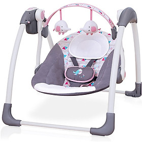 Nôi Đưa Tự Động, Xích đu nằm chơi trẻ em Mastela 6504 Tặng Thước Đo Chiều Cao Và Thị Lực