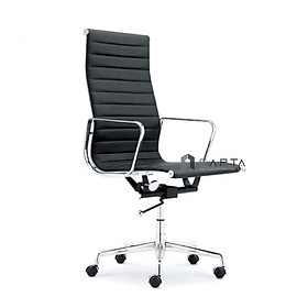 Mua Ghế trưởng phòng lưng cao CM4198-P Ghế xoay văn phòng nệm PVC tay hợp kim nhôm mạ chrome nâng hạ