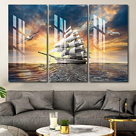 Mua Tranh treo tường tráng gương thuận buồm xuôi gió decor trang trí cầu thang  phòng ngủ  phòng khách cao cấp khổ lớn 30x60