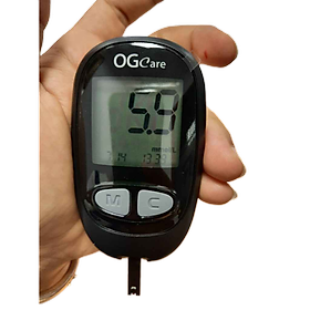 Máy Đo Đường Huyết Ogcare - Tặng 1 Hộp Gồm 25 Que Thử