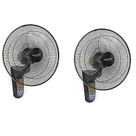 Combo 2 Quạt treo tường cánh 400X-HĐ - điều khiển từ xa Vinawind