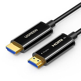 Ugreen 50500 50M Cáp hdmi 2.1 Sợi Quang Hỗ Trợ 8K@60Hz HDR EARC Cao Cấp Hàng chính hãng