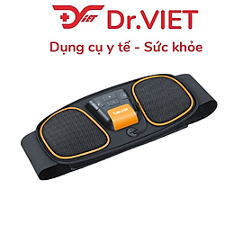 Đai Massage Bụng Xung Kích Điện Beurer EM37 – Công Nghệ EMS Chuẩn Đức, Hỗ Trợ Săn Chắc Cơ – Giảm Mỏi – Thư Giãn, 5 Chương Trình Tập Thông Minh, 4 Điện Cực Tiếp Xúc Bằng Nước, Đai Thoáng Khí, Phù Hợp Mọi Đối Tượng Tập Luyện Và Phục Hồi Cơ Bụng 