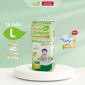 Tã quần/dán kitin natural size nb56, s50, m44, l40, xl38, xxl36, xxxl34