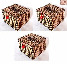 Mua Hộp đựng giấy ăn bằng mây đa năng tiện lợi sang trọng  Khay đựng giấy ăn thông minh chất liệu mây bền và đẹp