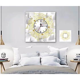 Mua TRANH ĐÍNH ĐÁ ĐỒNG HỒ 50x50CM - TỰ ĐÍNH