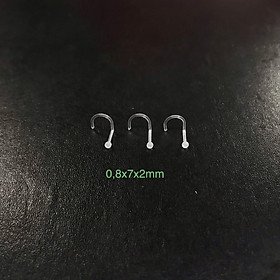KHUYÊN TRONG SUỐT SILICON GIÂU LỖ TAI / KHUYÊN MŨI - XUÂN SHOP CHUYÊN KHUYÊN NHẬP THÁI