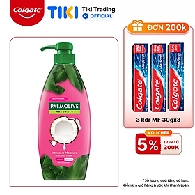 Dầu gội xả 2in1 Palmolive thiên nhiên 600ml