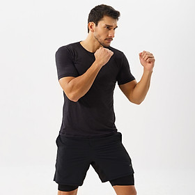 Áo tập gym nam Hibi Sports T101 - Form ôm vừa, kiểu ngắn tay