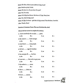 English Grammar - Ngữ Pháp Tiếng Anh 6 (Sách Bài Tập)