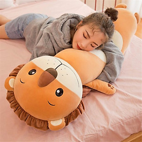 Mua Gối Ôm Hình Thú Cao Cấp - Sư Tử  size 110cm