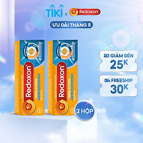 Bộ 2 viên sủi bổ sung vitamin c, d, và kẽm redoxon triple action 10 viên