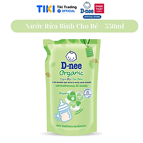 Nước Rửa Bình Sữa Dạng Túi D-nee - Xanh lá (550ml)