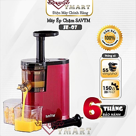 Máy ép trái cây hoa quả tốc độ chậm SAVTM JE-07 | JE-56 (Model 2024) Máy Ép Trái Cây Cỡ Lớn - Hàng Nhập Khẩu