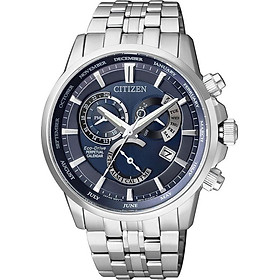 Đồng Hồ Citizen Nam Dây Kim Loại Eco-Drive (Năng Lượng Ánh Sáng) BL8140-80L - Mặt Xanh Dương (41.4mm)