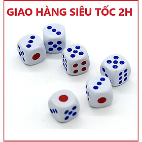 Combo 5 xí ngầu chơi cờ ( màu ngẫu nhiên)