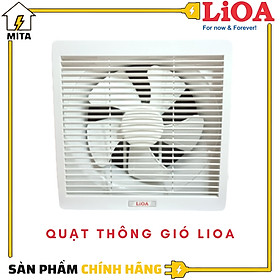 Quạt Hút Thông Gió - Quạt Thông Gió Gắn Tường LiOA -  Hàng chính hãng - 34WCánh 25cm lỗ 30cm