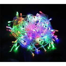 Mua Đèn Nháy - Dây đèn led trang trí 5m - Đèn led dây nhấp nháy tự động đổi màu trang trí nhà cửa sinh động dài 5m nhi