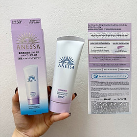 Kem chống nắng dạng gel dưỡng sáng nâng tông & hiệu chỉnh sắc da Anessa Brightening UV Sunscreen Gel SPF50+ PA++++ 90g