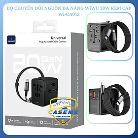 Mua Bộ chuyển đổi nguồn đa năng Wi WU 20W kèm cáp USB C cao cấp - Hàng Chính Hãng