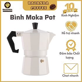 Ấm pha cà phê Moka 300ml, bình pha cà phê kiểu Ý