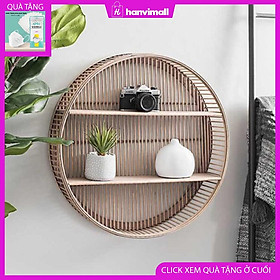 Mua Kệ tròn treo tường làm từ tre