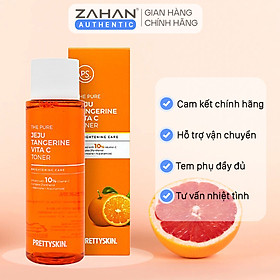 Nước hoa hồng sáng da The Pure Jeju Tangerine Vita C Toner Prettyskin