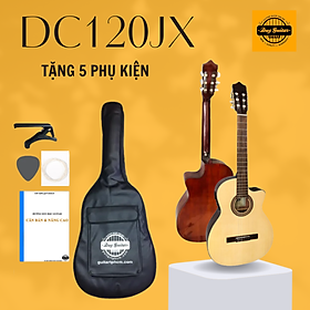 Mua Đàn guitar classic Duy Guitar có EQ DC120JX tặng 4 phụ kiện