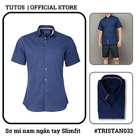 Áo sơ mi ngắn tay nam TUTO5 sơ mi công sở họa tiết sọc kẻ caro Slim fit Shirt cotton chống nhăn cao cấp phong cách trẻ trung, nam tính