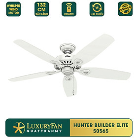 Mua Quạt trần HUNTER BUILDER ELITE - Sải cánh 132cm  điều khiển từ xa - Hàng chính hãng