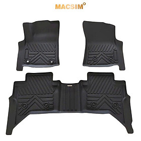 Thảm Lót Sàn Ô Tô Toyota Hilux (2015-2026) Macsim – TPE Chuẩn Phom, Dễ Vệ Sinh (Mã 03)