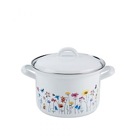 Nồi Hầm Dáng Cao Riess Country Flora 0123-070 18cm 2,5L hàng chính hãng