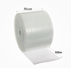 (50 cm x100 mét) cuộn xốp hơi chống sốc, xốp nổ, cuộn bóng khí bọc gói hàng tại Hải Phòng