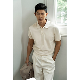 Áo polo nam ROUTINE trang trí cổ premium. Fitted - 10S24POL003P | LASTORE MENSWEAR