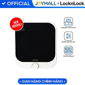 Bếp hồng ngoại mini LocknLock Bianco EJI136IVY, Hàng chính hãng, Dùng được nhiều loại nồi, dễ điều chỉnh - JoyMall