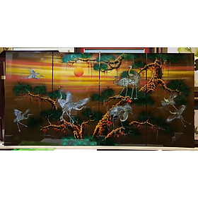 Mua TRANH SƠN MÀI - KHẢM TRAI - CỬU HẠC DU XUÂN ( TÙNG HẠC)