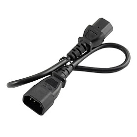 0.5m IEC320 C14 To C13 Power Extension Cable Cord For PDU Computer Printer