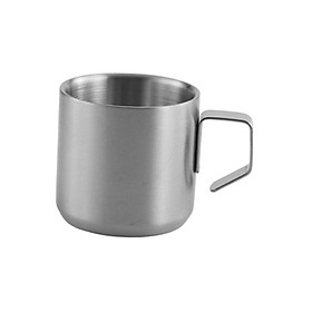 Coffee Mug Stainless Steel with Handle Sturdy Multifunctional for Restaurant