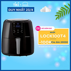 Nồi Chiên Không Dầu Điện Tử Lock&Lock EJF357BLK (5.2 Lít) - Hàng Chính Hãng